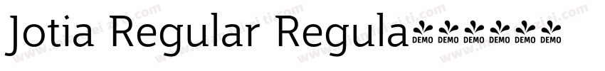 Jotia Regular Regula字体转换